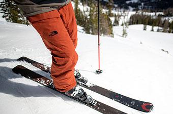 The North Face Freedom Insulated ski pants (closeup)